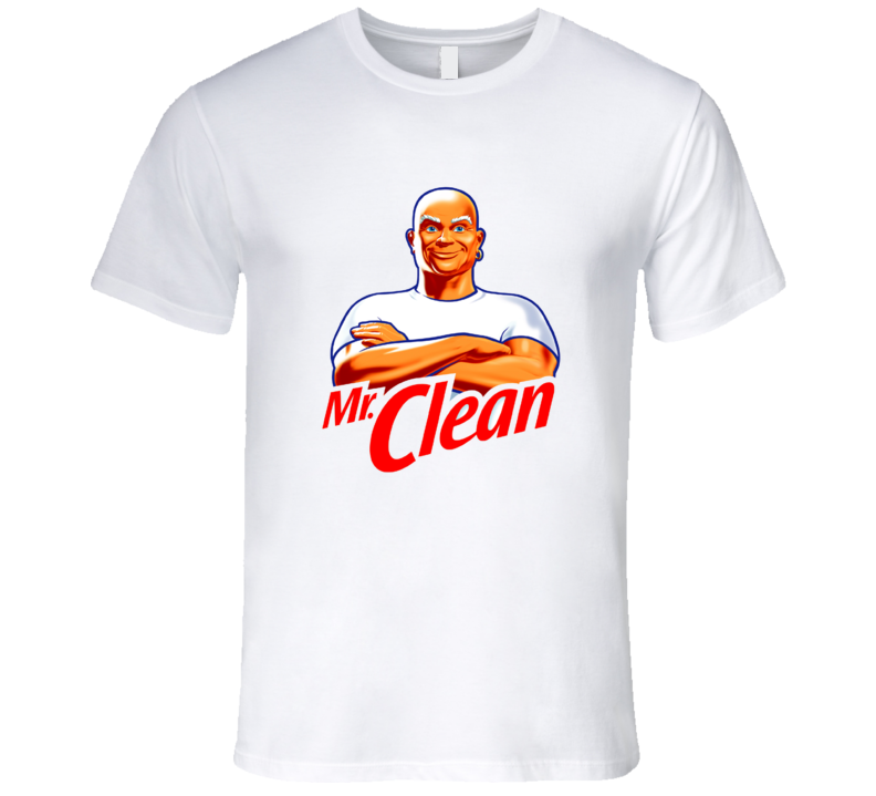 Mr. Clean Logo Costume White T Shirt cool Mr. Clean Logo Costume White T Shirt cool