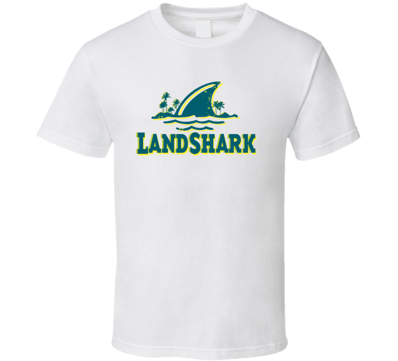 Landshark Lager Distressed Image T Shirt Landshark Lager Distressed Image T Shirt