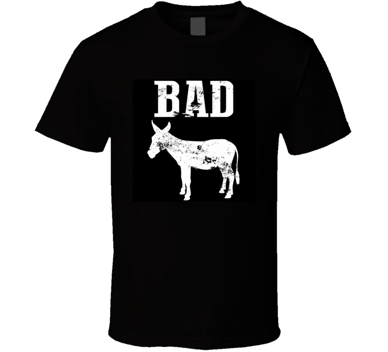 Bad Donkey Funny T Shirt Donkey Animal Rude Party Tee