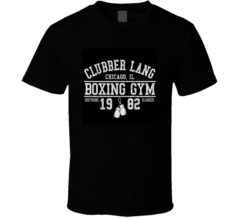 Clubber Lang Boxing Gym Retro Rocky 80S Workout Gym Black T-Shirt