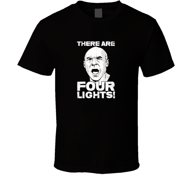 Star Trek Picard t-shirt There are four lights! Cool Sci-fi TV shirts