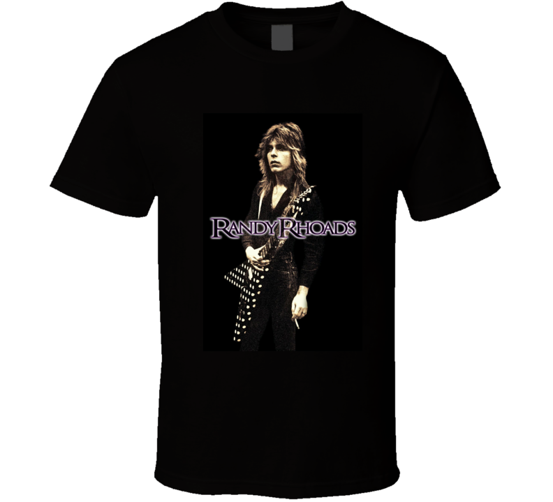 Randy Rhoads Tribute Rock & Roll T Shirt Randy Rhoads Tribute Rock & Roll T Shirt