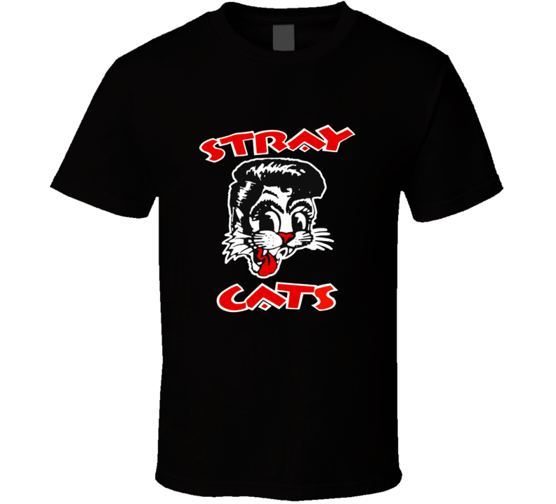 Stray Cats Rockabilly Cool Cat Tattoo Brian Setzer T Shirt Stray Cats Rockabilly Cool Cat Tattoo Brian Setzer T Shirt