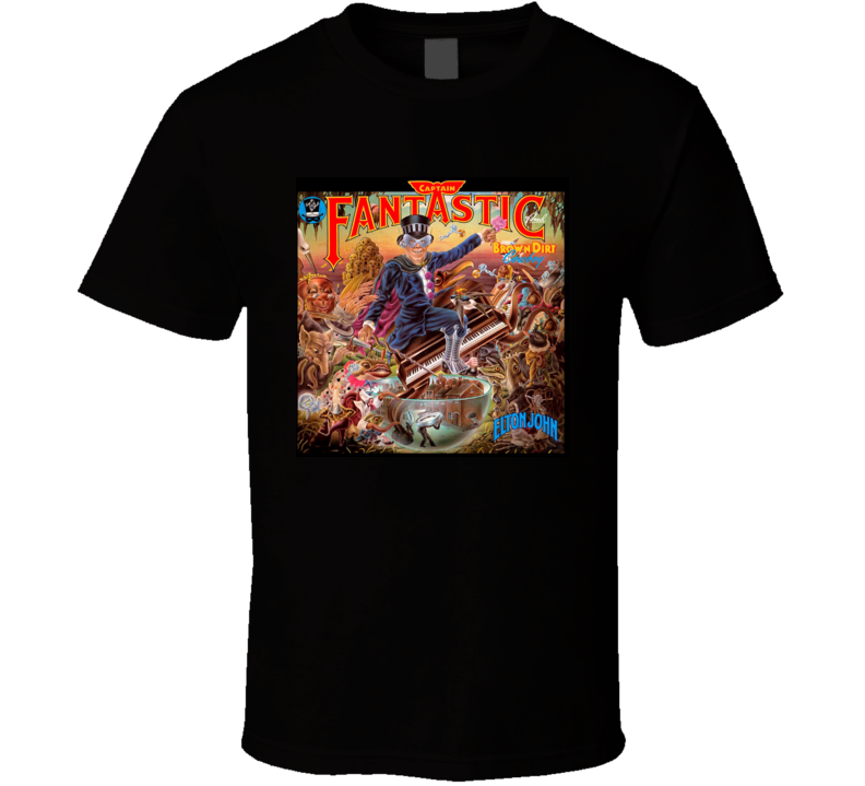 Elton John Captain Fantastic And The Brown Dirt Cowboy Album T Shirt Elton John Captain Fantastic And The Brown Dirt Cowboy Album T Shirt