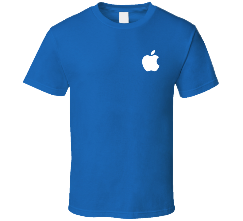 Apple Logo Chest Pocket T Shirt