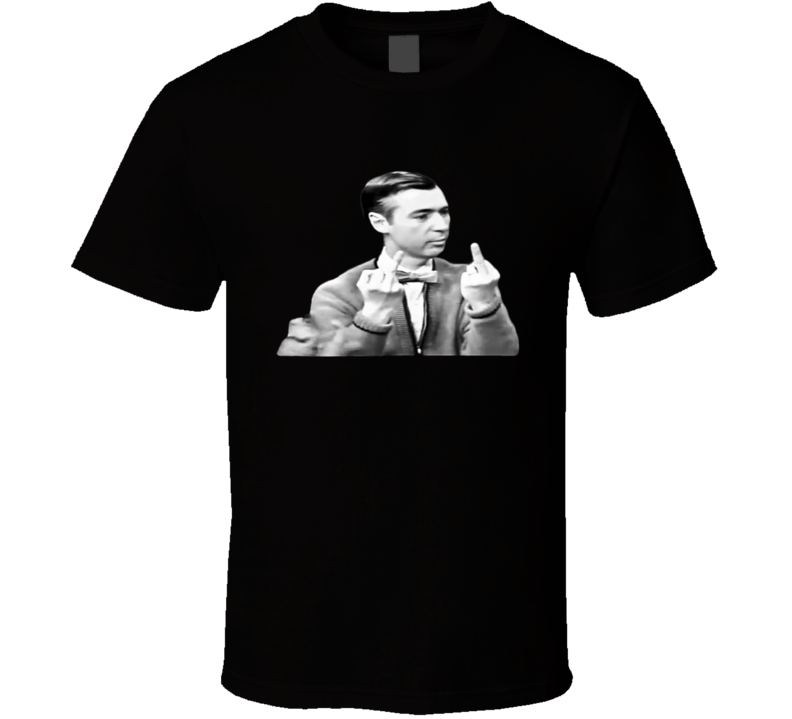 Mr. Rogers Middle Finger Funny T Shirt