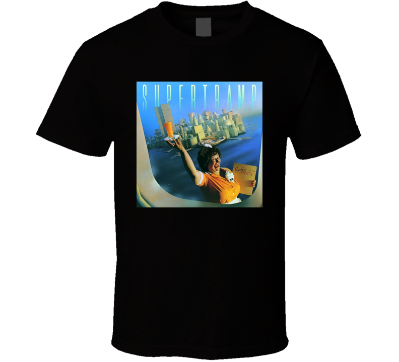 Supertramp Breakfast in America Black T Shirt Supertramp Breakfast in America Black T Shirt