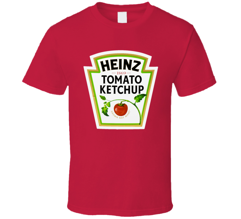 Heinz Tomato Ketchup Bottle Logo Funny T Shirt