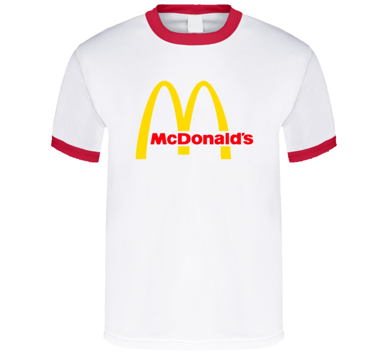 McDonalds Fast Food Golden Arches Symbol Logo T Shirt