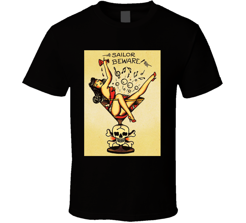 The Original Sailor Jerry Vintage Ad Poster T Shirt The Original Sailor Jerry Vintage Ad Poster T Shirt