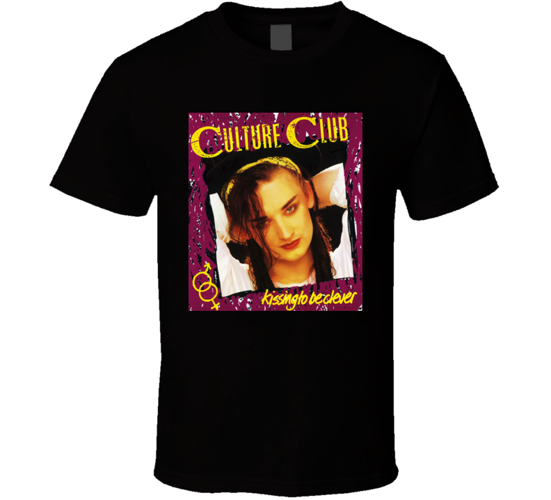 Culture Club Boy George Retro Music T Shirt