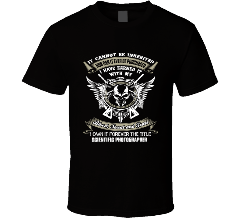 Scientific Photographer t shirt ninja job title t-shirt Scientific Photographer t shirt ninja job title t-shirt