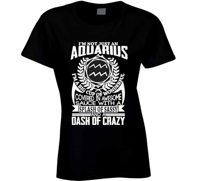 Aquarius Zodiac t shirt January February born t-shirt men ladies e