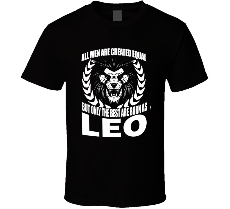 Leo Zodiac t shirt July August born t-shirt men t-shirt