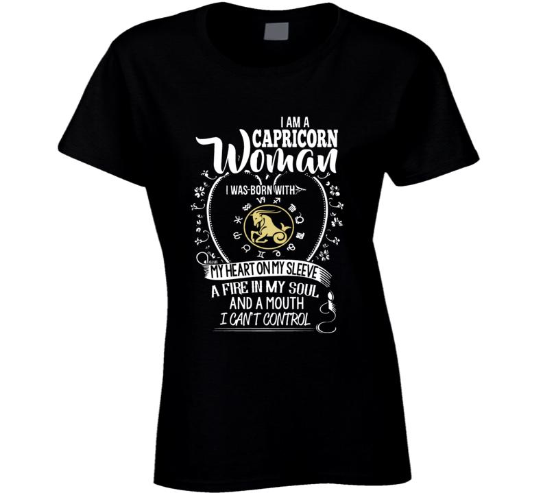 Capricorn Zodiac t shirt December January born t-shirt women men t-shirt d