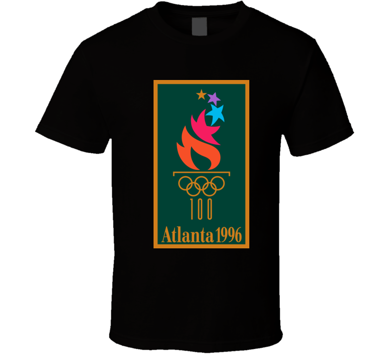 Atlanta 1996 Summer Olympics 100 Years T Shirt Atlanta 1996 Summer Olympics 100 Years T Shirt