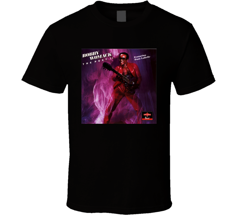 Bobby Womack Poet 2 Album Cover T shirt Bobby Womack Poet 2 Album Cover T shirt