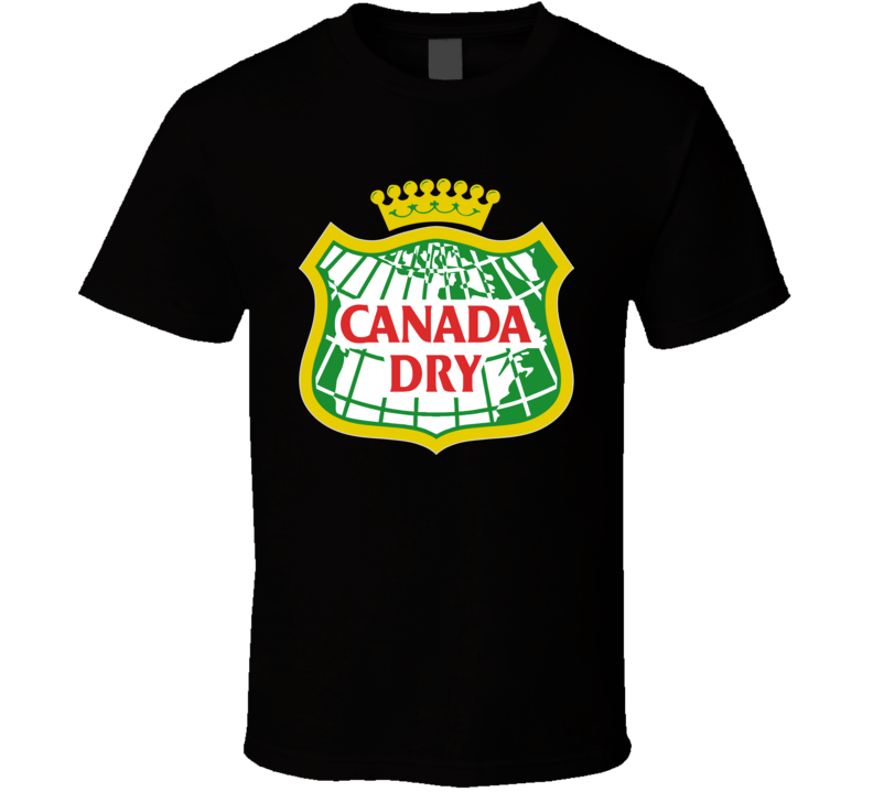 Canada Dry Gingerale soft Drink Pop All Sizes Whote T shirt Canada Dry Gingerale soft Drink Pop All Sizes Whote T shirt