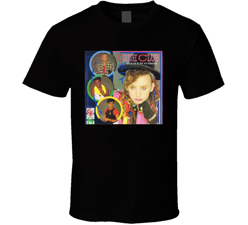 Culture Club Colour By Numbers Album Cover Image T shirt Culture Club Colour By Numbers Album Cover Image T shirt