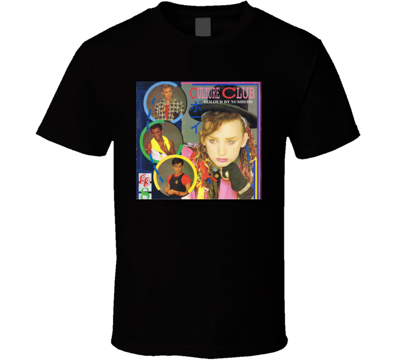 Culture Club Colour By Numbers Album Cover Image T shirt