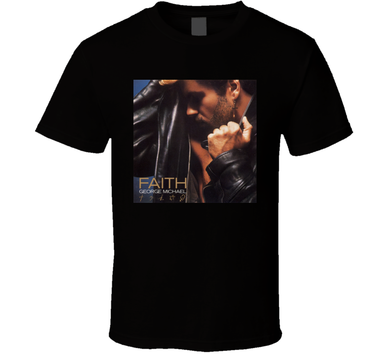 George Michael Faith Album Cover Image T shirt George Michael Faith Album Cover Image T shirt