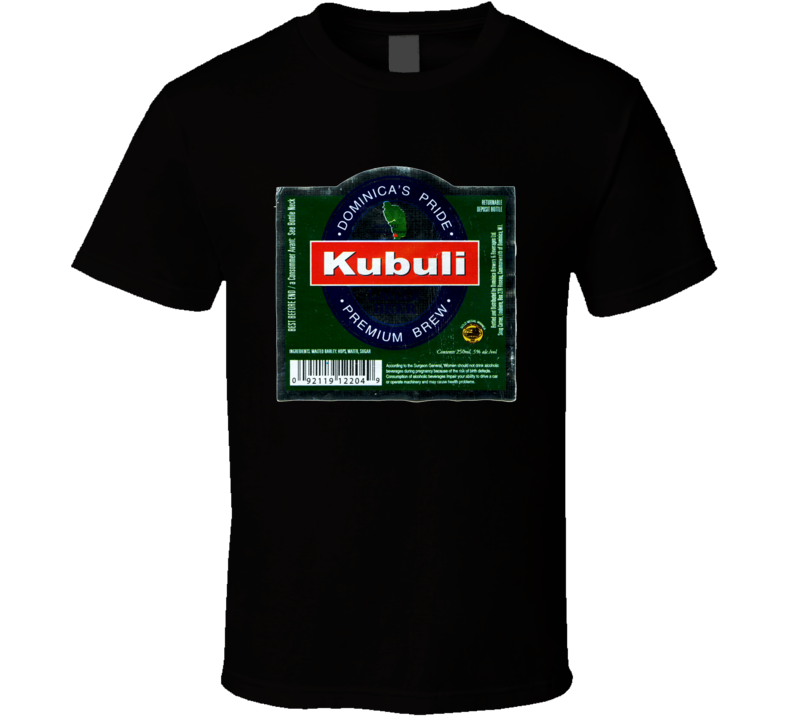 Kubuli Beer Lager Dominican Republic Distressed image T shirt