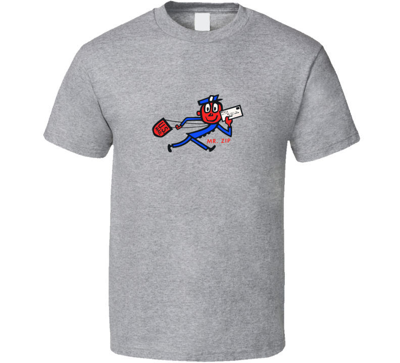 Mr Zip US Postal Service Classic Mascot T shirt