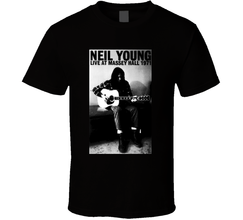 Neil Young Live Massey Hall Music T shirt Neil Young Live Massey Hall Music T shirt