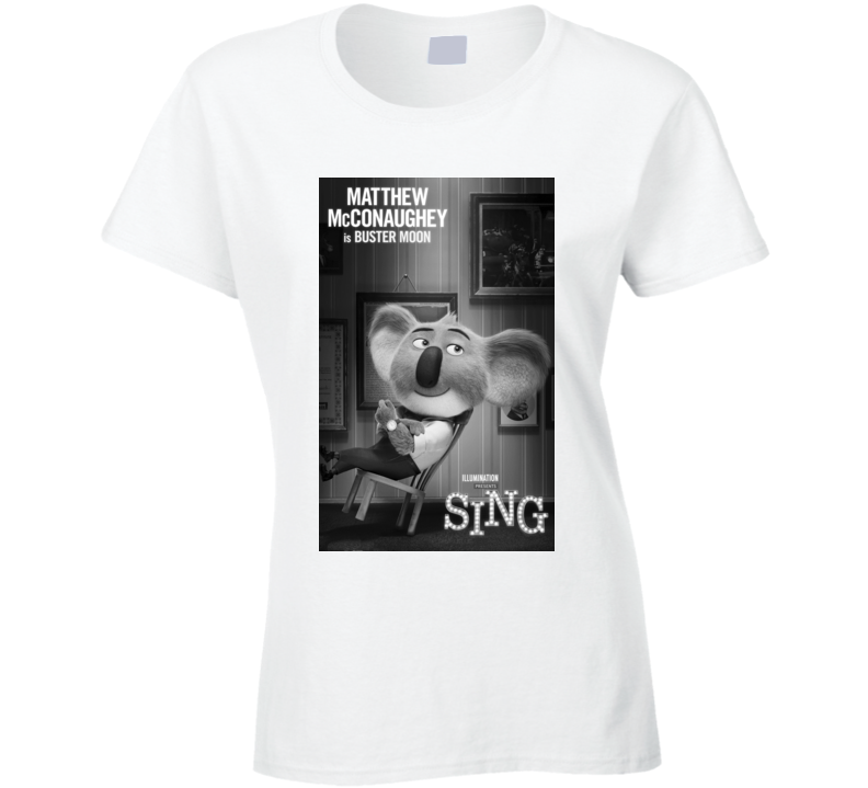 Sing movie illumination ladies t-shirt b Sing movie illumination ladies t-shirt b