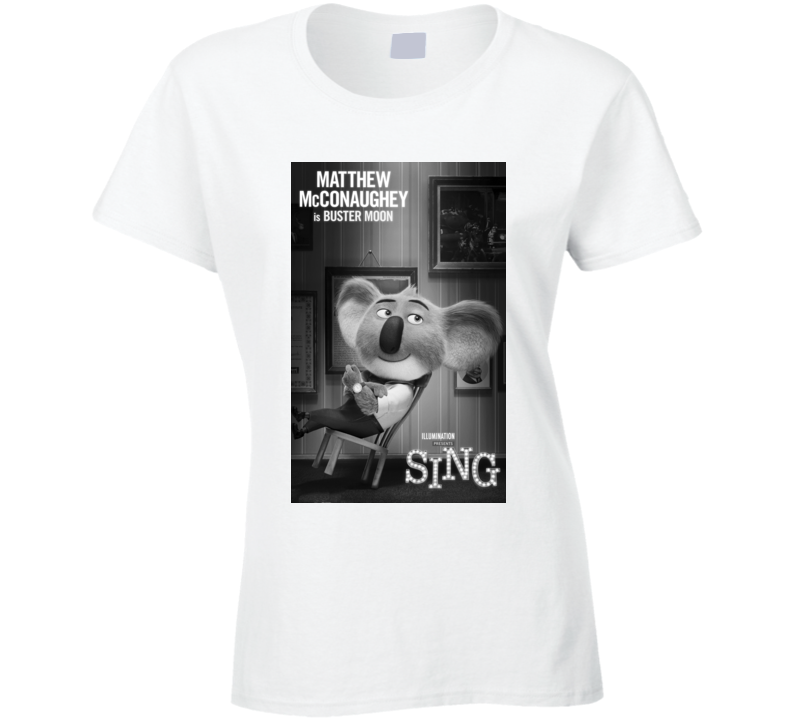 Sing movie illumination ladies t-shirt b