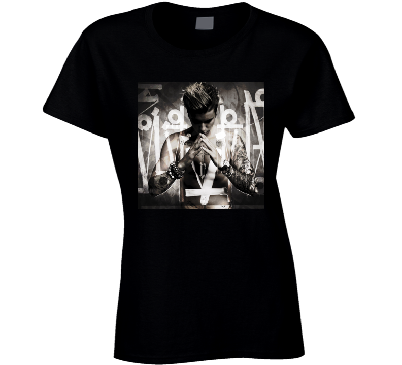 Justin Bieber Purpose album ladies t shirt Justin Bieber Purpose album ladies t shirt