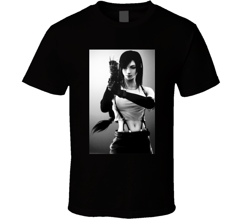 final fantasy 7 tifa lockheart t shirt final fantasy 7 tifa lockheart t shirt