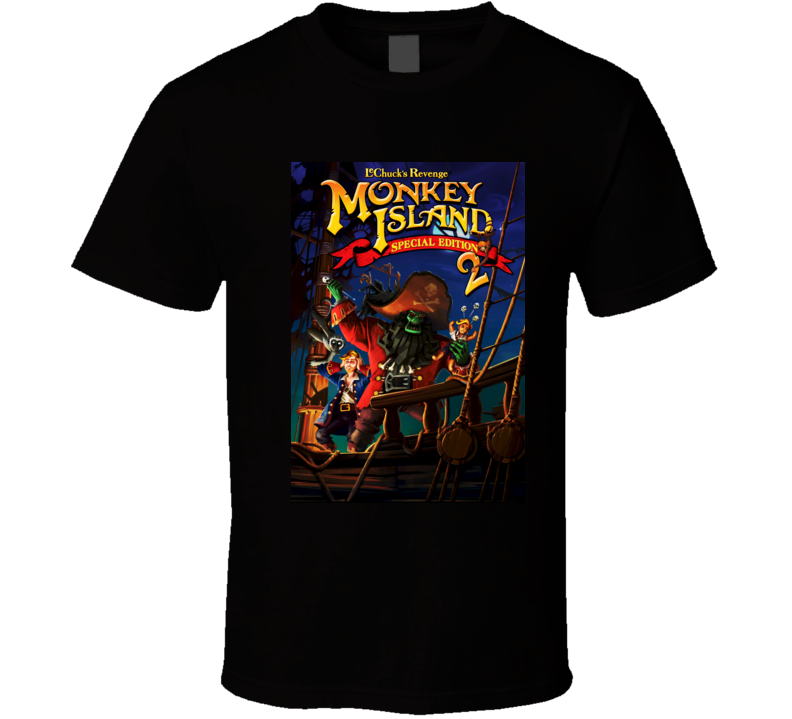 Monkey Island 2 games t shirt