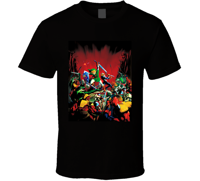 zelda legend ocarina of time games t shirt