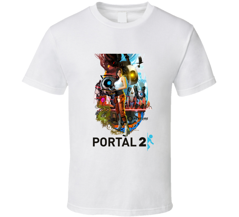 portal 2 games t shirt portal 2 games t shirt