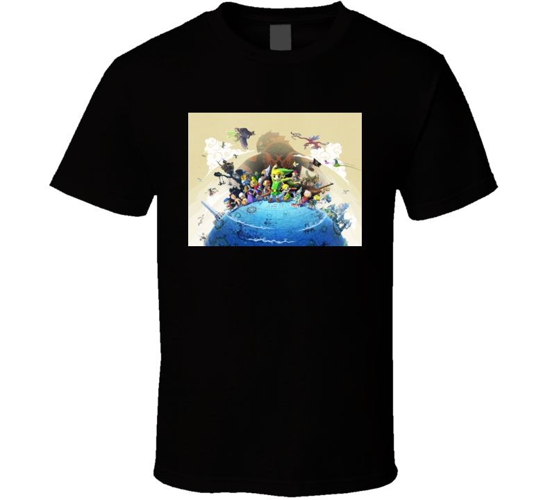The Legend of Zelda The Wind Waker games t shirt The Legend of Zelda The Wind Waker games t shirt