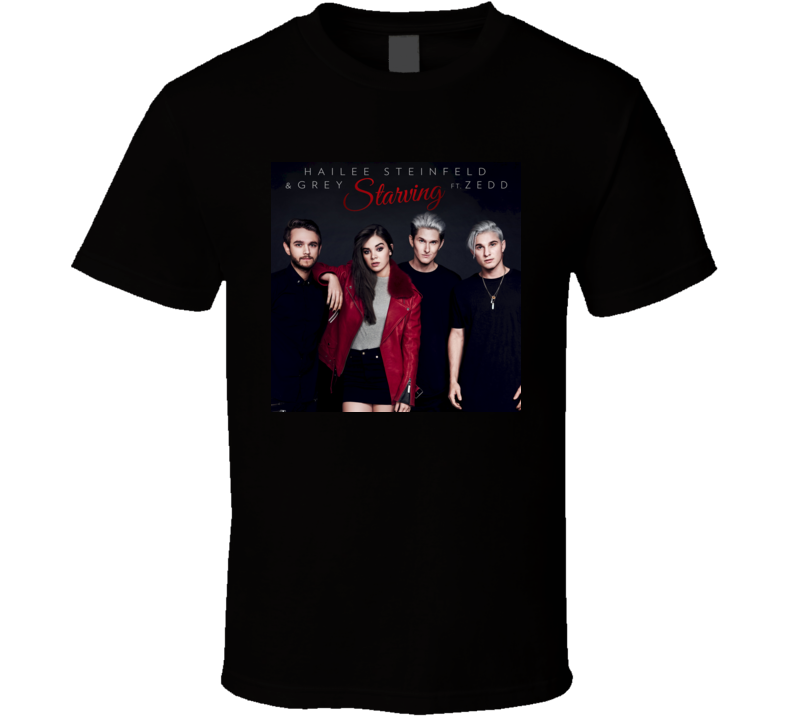 Starving Hailee Steinfeld Grey Zedd T shirt Starving Hailee Steinfeld Grey Zedd T shirt