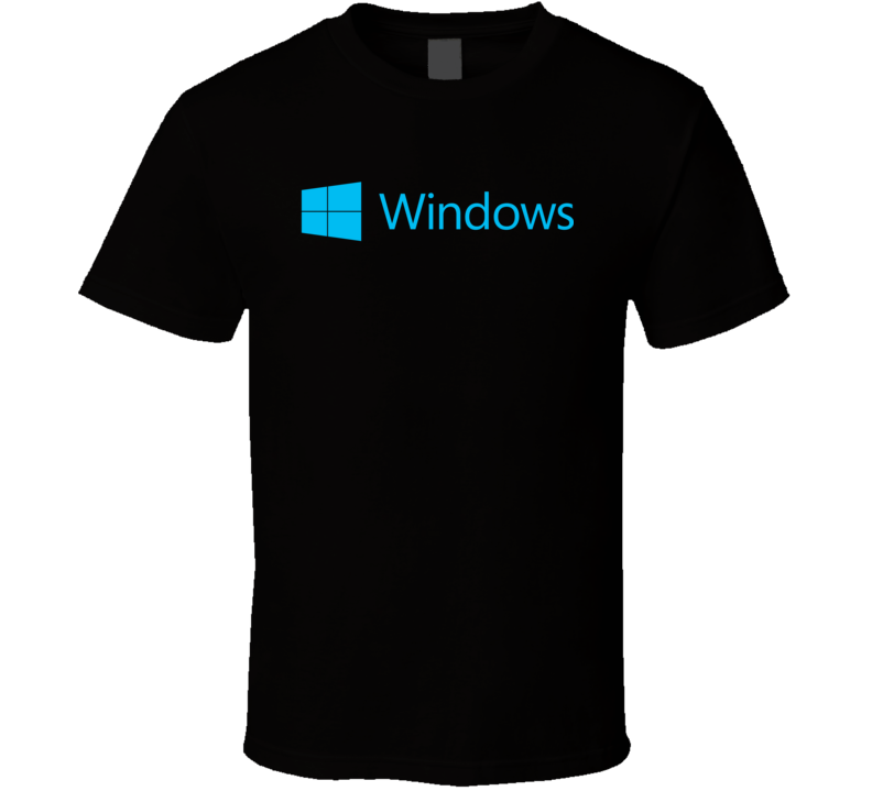 Microsoft windows 10 t shirt