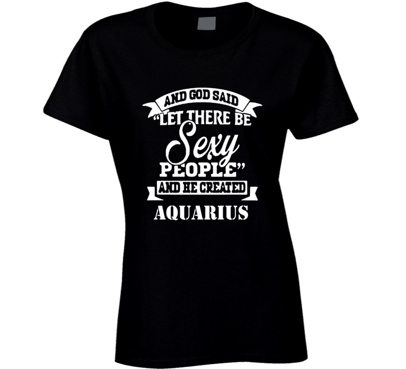 cute sexy aquarius women lady t shirt cute sexy aquarius women lady t shirt