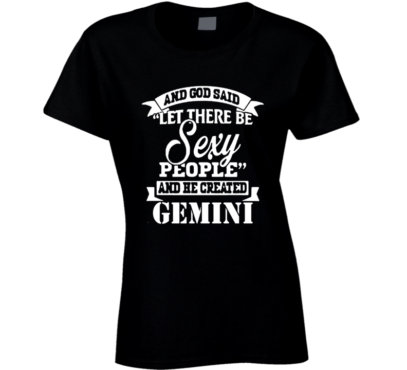 cute sexy gemini zodiac women ladies t shirt