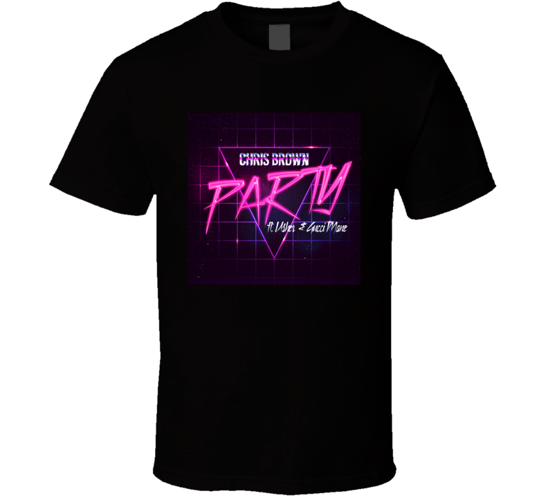 chris brown party t shirt