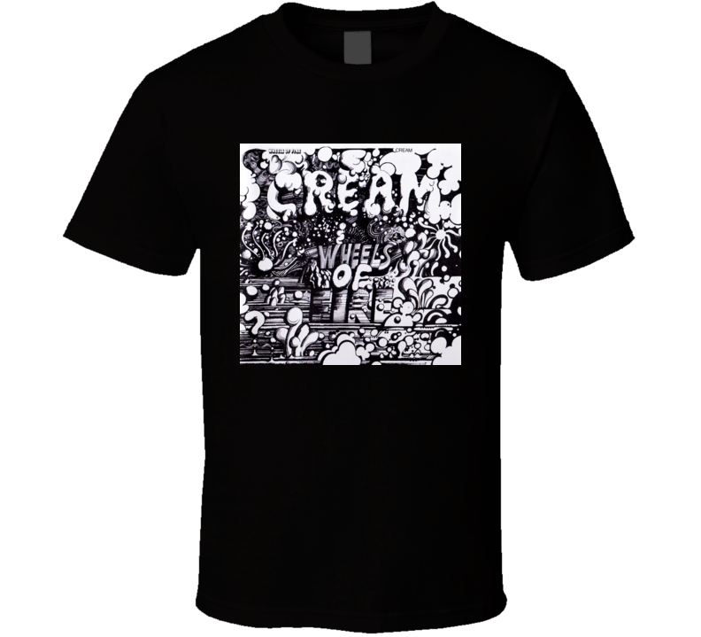 Cream Wheels Of Fire Album T Shirt Cream Wheels Of Fire Album T Shirt