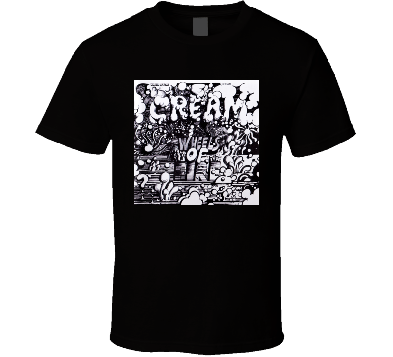 Cream Wheels Of Fire Album T Shirt