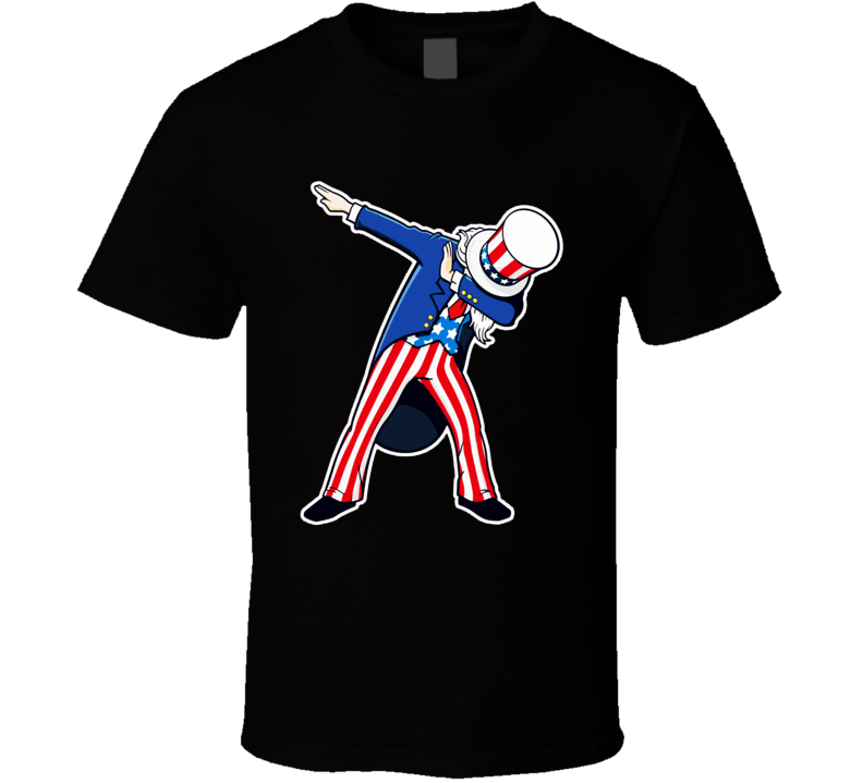 Funny Dabbing Shirt Patriotic Sam United States Of America T Shirt