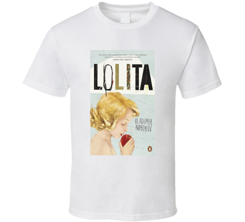 Vladimir Nabokov Lolita Novel Cover T Shirt Vladimir Nabokov Lolita Novel Cover T Shirt