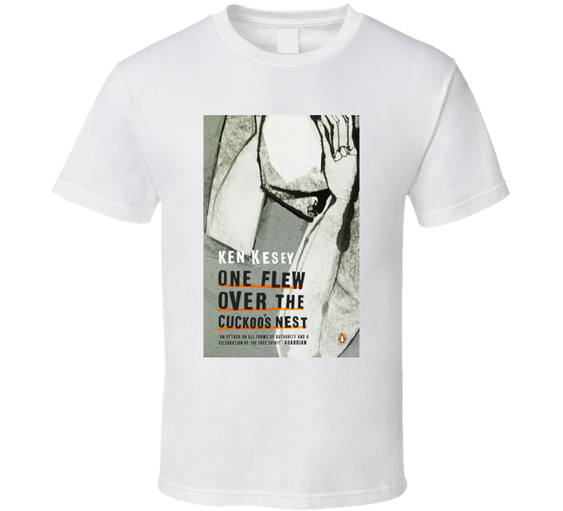 One Flew Over The Cuckoo's Nest Novel Cover T Shirt One Flew Over The Cuckoo's Nest Novel Cover T Shirt