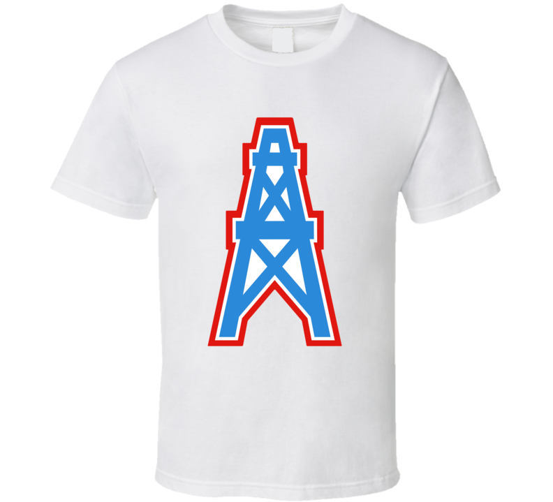 Houston Oilers Logo T Shirt Houston Oilers Logo T Shirt