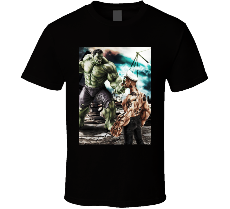 Hulk Vs Popeye T Shirt Hulk Vs Popeye T Shirt