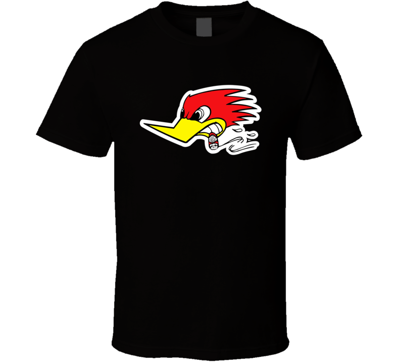 Racing Smoking Woodpecker T Shirt