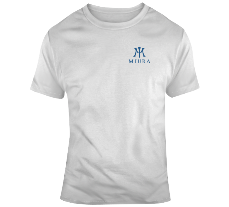 Miura Golf Logo Blue T Shirt